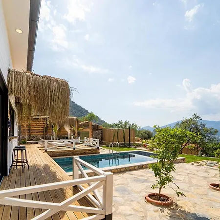 Gorgeous Villa With Private Pool And Terrace Surrounded By Nature In Fethiye *
